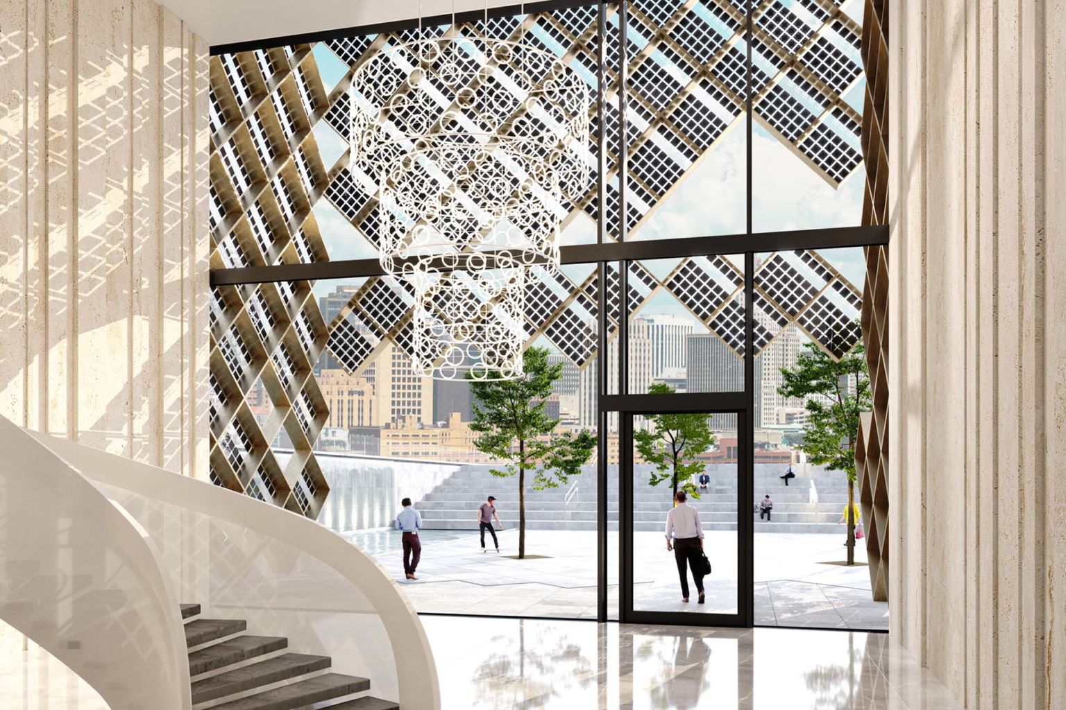 BIPV application in retail buildings